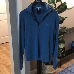 Men’s Burberry Brit Half-Zip Cotton Pullover